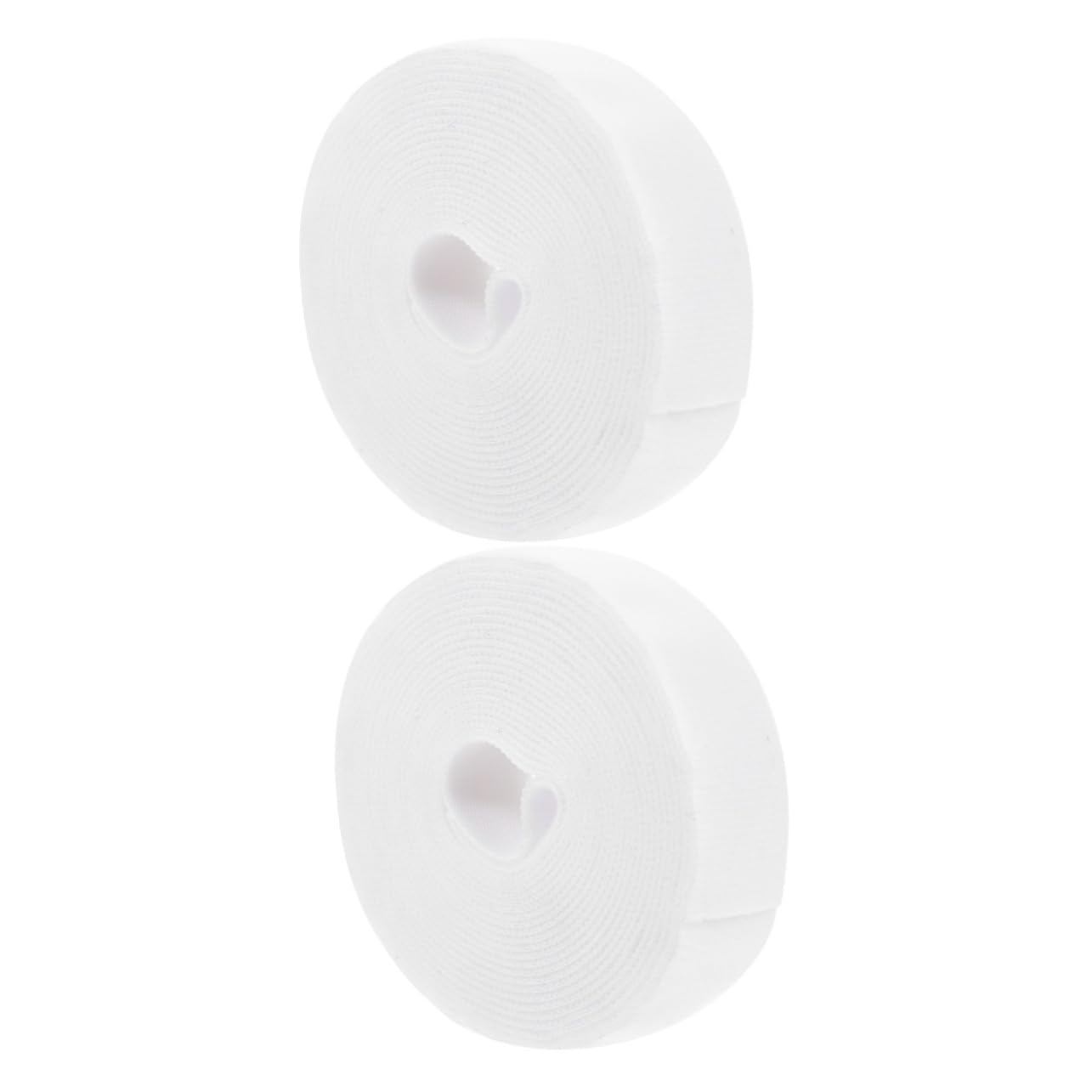 GALPADA 2pcs Soccer Goal Net Fastening Straps Hook Loop Tape Roll Cable Management Tape for Soccer Nets