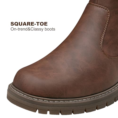 jousen mens boots retro chelsea boots mens casual slip on boots for men