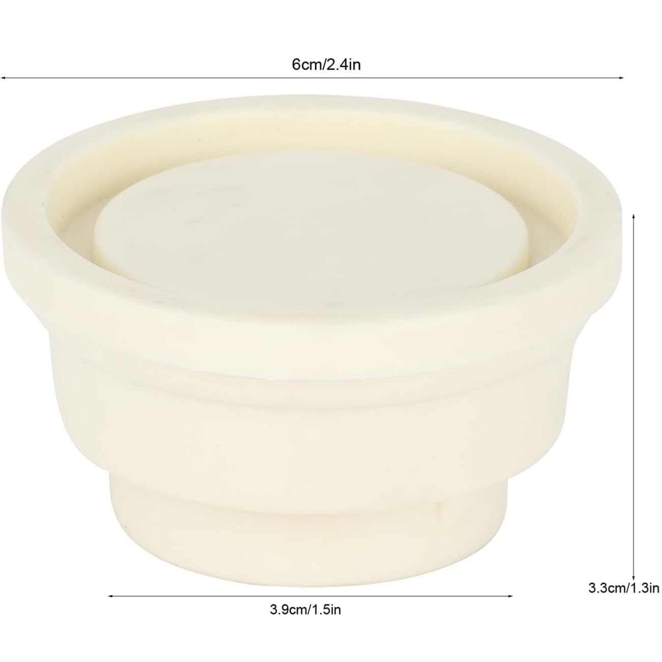 Tope de Seguridad para Escalera de Piscina,2 Piezas Suministros para Piscinas Parachoques de Escalera Blancos para Escaleras de Piscina Tapón de Goma para escaleras de Piscina