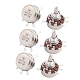 uxcell 6PCS WTH118 4K7 2W Carbon Composition Rotary Taper Potentiometer