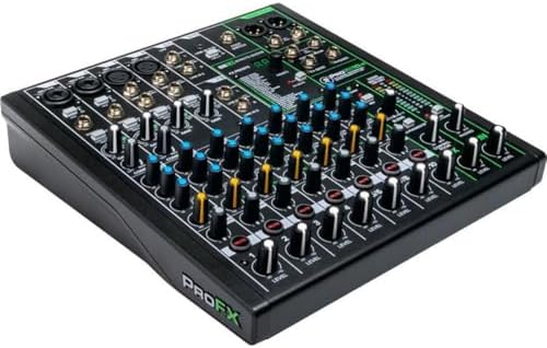Mackie ProFX10v3 10-Channel Professional Analog Mixer with USB, O...