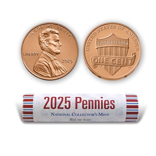 2025 Penny Roll Uncirculated 50 Coins Total - Mint Our Choice