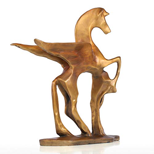 FAE&MGJ sculpture Flying Horse Sculpture Modern Style Home Decor Animal Bronze Statue for Office and Home Decoration Accessories