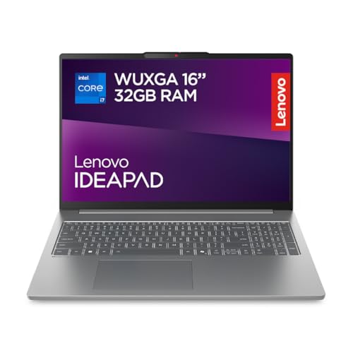 Lenovo IdeaPad Slim 5i Notebook 16' - Intel Core 7 240H, RAM 32GB, 1TB SSD, Grafica Intel Integrata, Display 16 pollici WUXGA (1920x1200) IPS, Windows 11 Home - Luna Grey