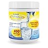 Clear DysphagiAide Level 3, Moderately Thick Single-Serve Packets, 20 Count and 400 Serving Jar Bundle
