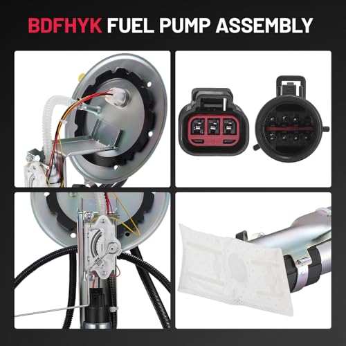 Image of BDFHYK Electric Fuel Pump Module Assembly Compatible with Ford Crown Victoria 2010-2011 4.6L V8, Compatible with Lincoln Town Car 2010 2011 4.6L V8 Replace E2542S