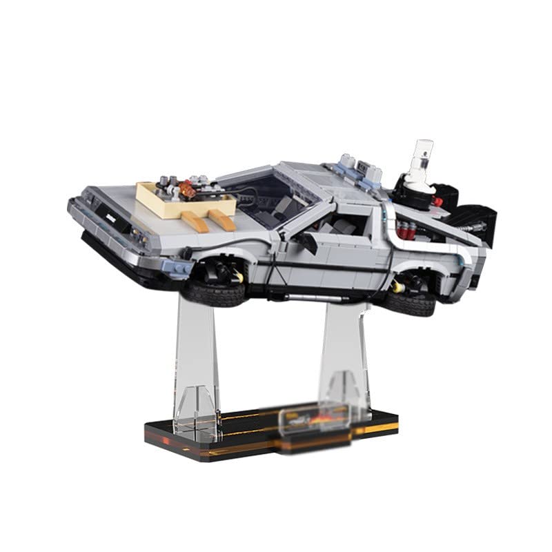 FYHCY Standard kompatibel mit Lego 10300 Back to The Future Series Time Machine Automodell, 5 mm Acrylständer kompatibel…