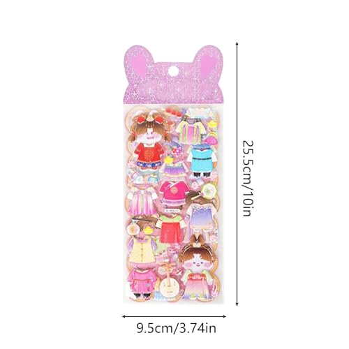 Stickers 3D animaux mignons pour personnaliser sans laisser de trace