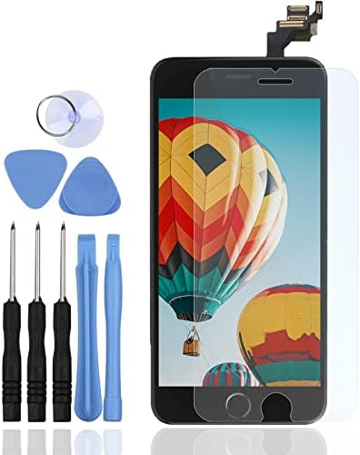 LL TRADER Screen Replacement for iPhone 11 LCD Touch Digitizer 6.1 Full Display Assembly and Repair Tools Black