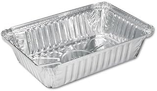 HFA 2062-30-500 36 Oz. Oblong Aluminum Food Pan - 500 / CS