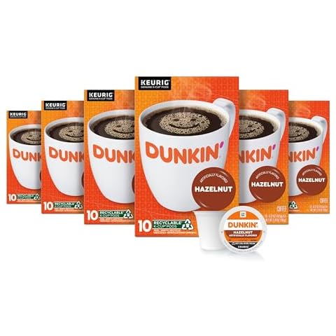 Dunkin' Hazelnut Flavored Coffee K-Cup Pods Cover