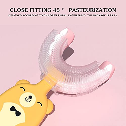 image for Tension Kids U-Shaped Toothbrush ,Food Grade Soft Silicone Brush Head,
