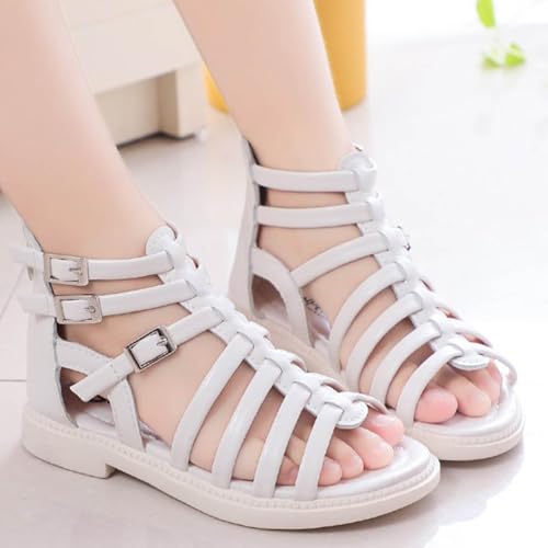 IWIHMIV Dress Shoes For Girls Girls Shoes Girls Gladiator Sandals Non Slip Open Toe Breathable Summer Shoes with Rubber Sole2