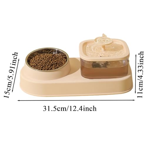 Alimentador de gatos senior y kit de alimentación de agua para cachorros 6