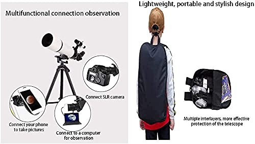 Telescopio para principiantes astronomía 80mm diámetro miniatura 5