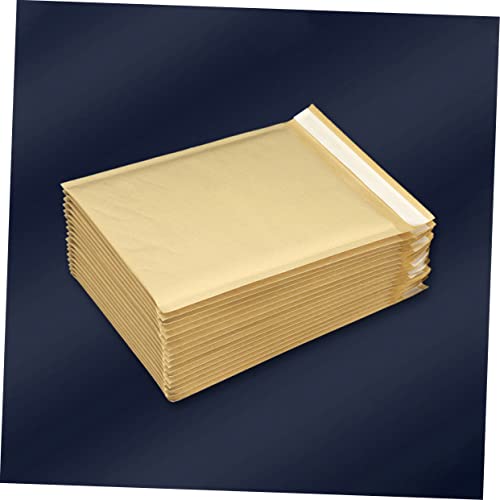 VILLFUL 25 Pçs Saco De Embalagem De Papel Kraft Envelopes De Bolha Envelopes De Velino Pequenos Enve