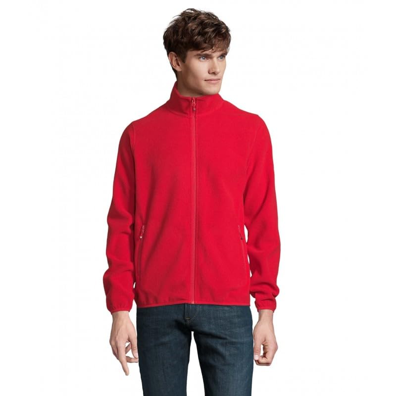 Veste micropolaire zippée homme SOL'S Factor confortable et protectrice