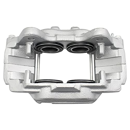 Image of TRQ Front Driver and Passenger Side Brake Caliper Set 2 Piece Caliper Brackets Hardware for 2000-2006 Toyota Tundra with Casting #13WL 2003-2005 4Runner with Casting #13WL