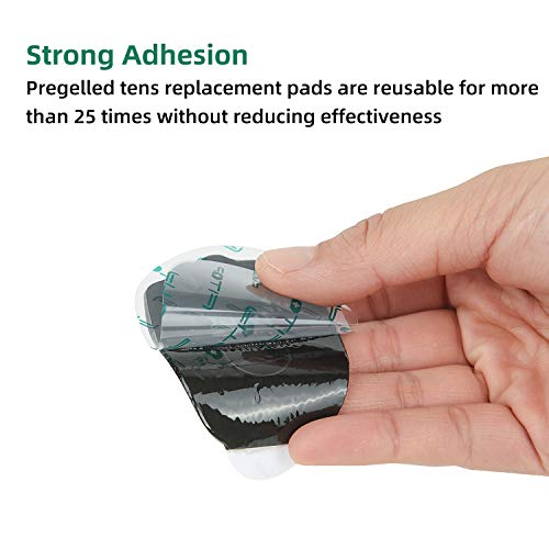 Fitop Tens Pads Ems Unit Snap Electrode 20 Pcs With Super Gel #TOP2