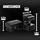 EZDIY-FAB GPU VGA PCIe 8 Pin U Turn 180 Grad Winkel Stecker Power Adapter Board für Desktop-Grafikkarten-Standard Typ 2 Pack