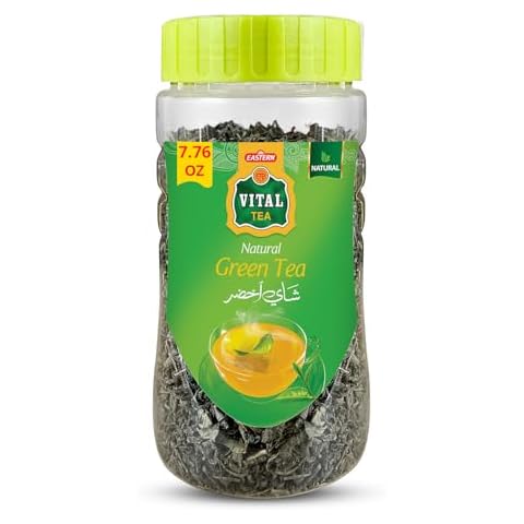 Eastern Vital Green Tea 7.76oz, Best Green Tea for Healthy Life Style | Premium Organic Green Tea Leaves | Loose Leaf Tea for Skin, Metabolism, and Overall Health (220g) Cover