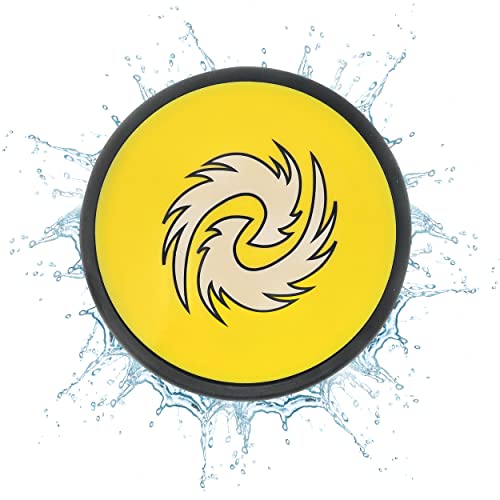 Wasser Frisbee Sommer Spaß - Die Wurfscheiben sind das Outdoor Fun Gadget - Water Bouncer der auf der Wasseroberfläche springt | Ø 10,5 cm | Spaß für Pool, Meer & Freibad (Wasserfrisbee groß)