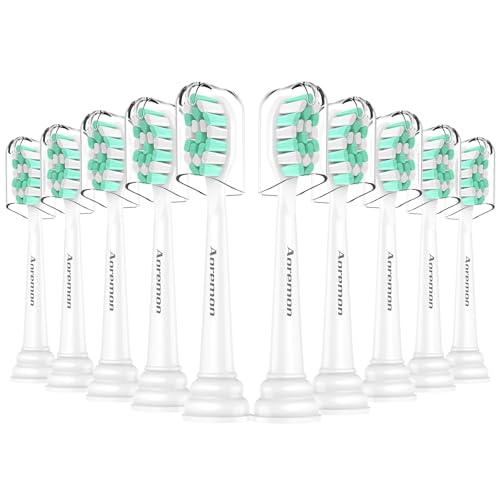 Têtes de brosse à dents Philips Sonicare compatibles élimination de la plaque dentaire x10