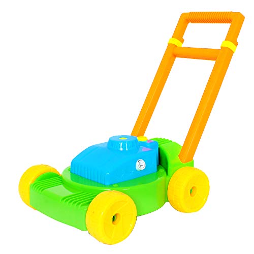 BLUE SKY - Tagliaerba a bolle - Bolle di sapone - 049017 - Blu - Plastica - Giocattolo per bambini - Gioco all'aperto -...