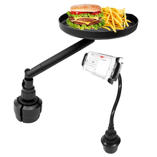 Macally Cup Holder Food Tray and a Cup Holder Tablet Mount, On The Road Essentials!