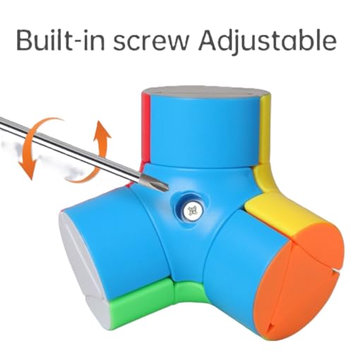 Image of SengSo Q-Platypus V1 Speed Cube | Unique Cylinder Tip Shape Mod Puzzle | Smooth Stickerless Mechanism, 80mm Compact 100g Brain Teaser Puzzle