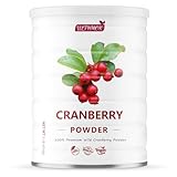 Premium Cranberry Juice Powder 1LB/ 454g, One Ingredient, Made with 100% Wild Cranberries, No Additives & No Sugar Added.