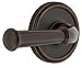 Grandeur Georgetown Rosette Privacy Georgetown Lever in Timeless Bronze