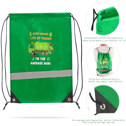 Disfraz infantil kit hombre de basura 4 piezas miniatura 4