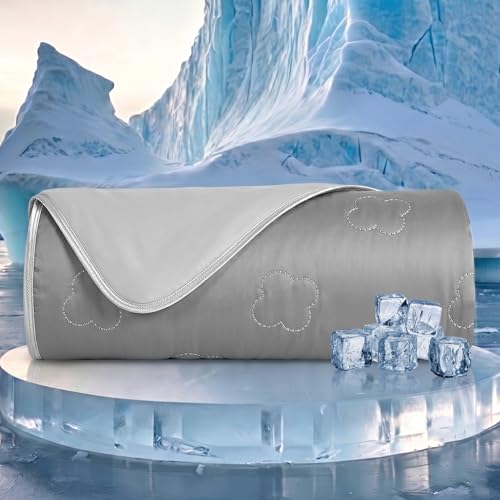 Image of Cooling Blanket King(90 inchx104 inch), Double-Sided Cold Blanket for Hot Sleepers