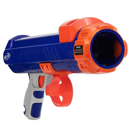 Nerf Dog Trax Tire Squeck Football: Ø 15,2 cm,farblich sortiert 5 Nerf Dog Tennis Ball Blaster Spielzeug, blau/orange