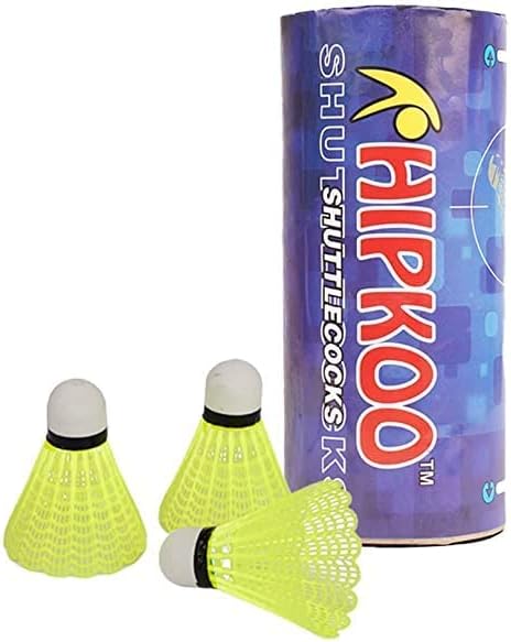 Miniatura 7 de HIPKOO SPORTS Juego de 4 raquetas de bádminton de aluminio estándar para deportes con tapa, 3 lanzaderas y red, ideales para principiantes, ligeras