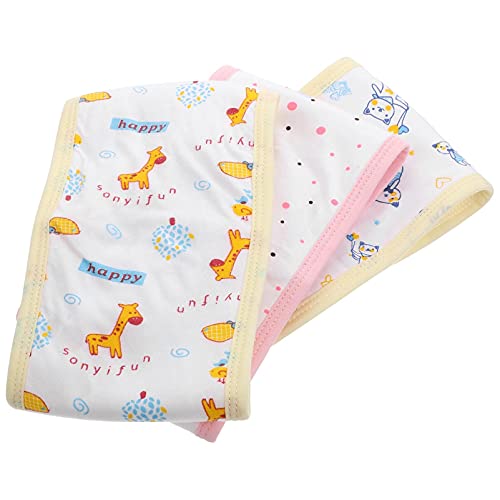 Hemoton 3 x Bauchnabel-Band, Baby-Bauchband, Baumwolle, für Neugeborene Cover