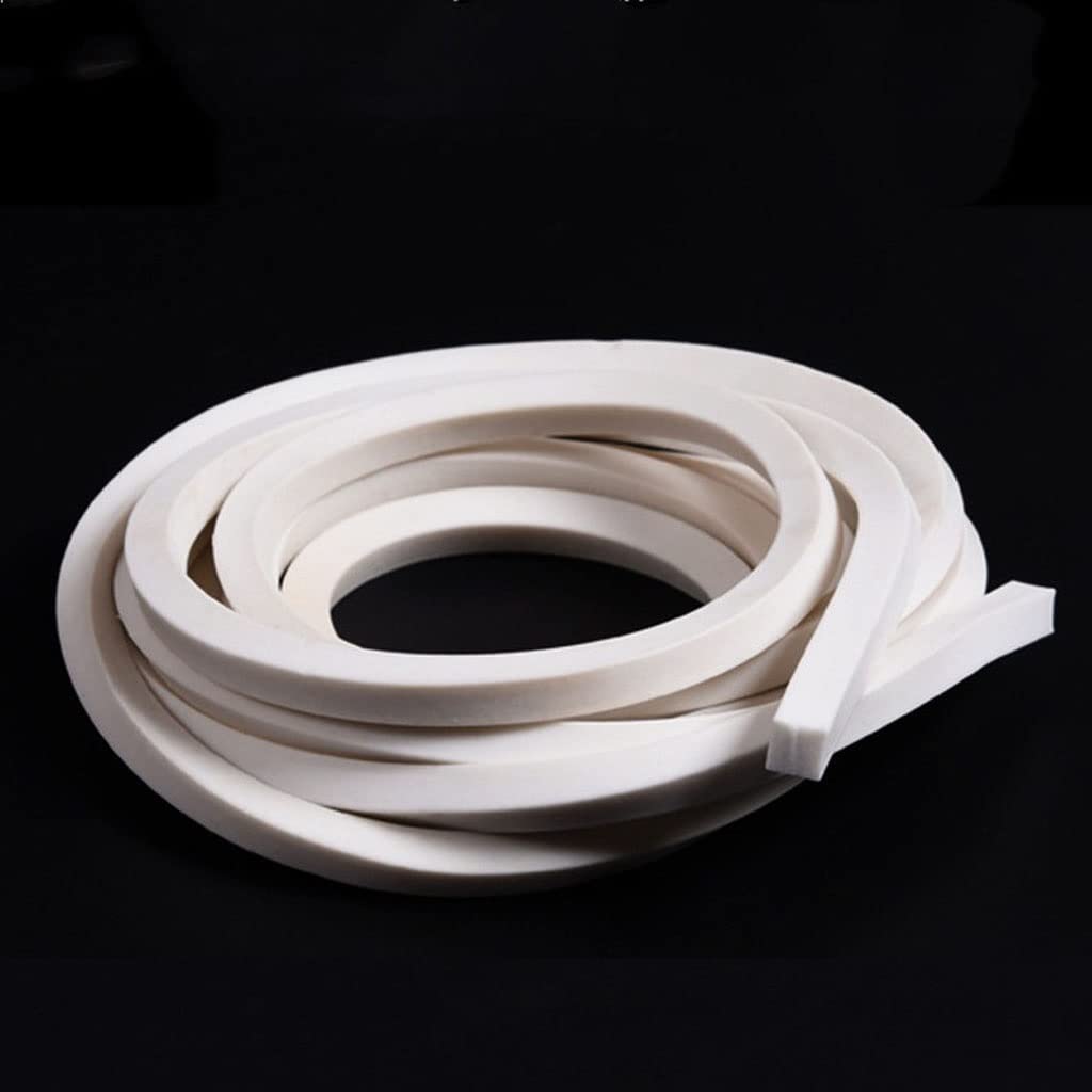 Tira De Sellado De Barra De Esponja De Espuma De Silicona, Cinta De Sellado De Espuma Rectangular, Herrajes For Puertas Y Ventanas, 1 Unidad(10x20mm 2m)