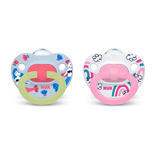 Image of NUK Glow-in-The-Dark Orthodontic Pacifiers