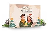 Massage Adventskalender 2025 | 24x Gutscheine Gutscheinheft für Paare | Massagegutscheine für eine entspannte Adventszeit | Geschenkidee für Frauen & Männer