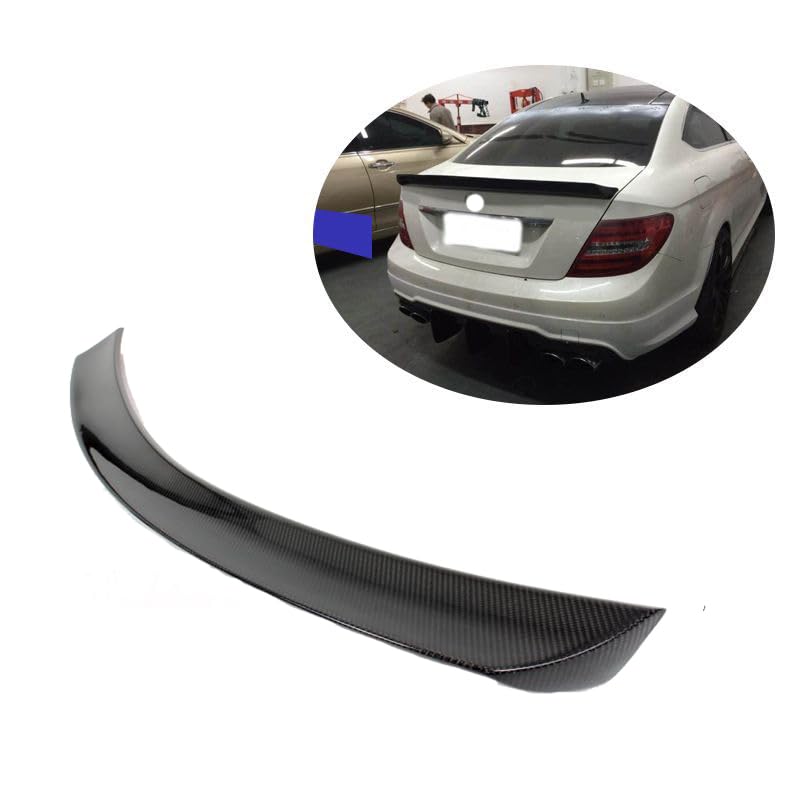 Aileron arrière carbone Mercedes W204 spoiler coffre résistant