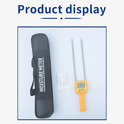 Grains Moisture Meter For Wheat/Rye, Rice, Maize/Corn, Soya Beans, Wheat Flour, Portable Grain Moisture Tester Tk100S #TOP6