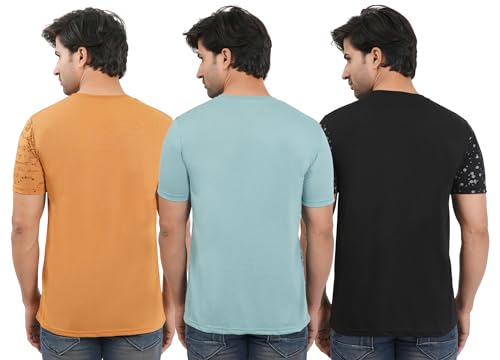 Image of SHAUN Men T-Shirt(104MTC3 $P Pack of 3)