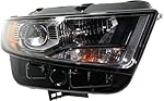 Evan Fischer Headlight Assembly Compatible with 2015-2018 Ford Edge Halogen Sport Model CAPA Passenger Side