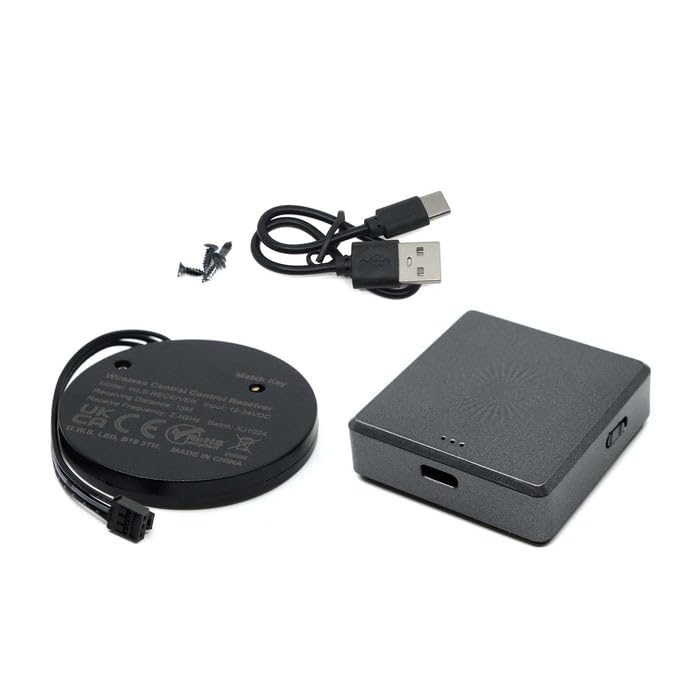 G.W.S® LED Wireless Single Door & Hand Wave Sensor Switch, Central Control Cabinet Wardrobe Cupboard Furniture Light Sensor