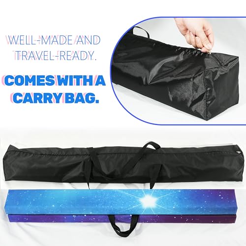 FC FUNCHEER 8FT Folding Balance Beam -Gymnastics Floor Beam - Gymnastics Equipment- Anti-Slip Bottom - Suede Cover - Carry Bag for Kids/Adults Home & Gym Center by FC FUNCHEER - Image 7