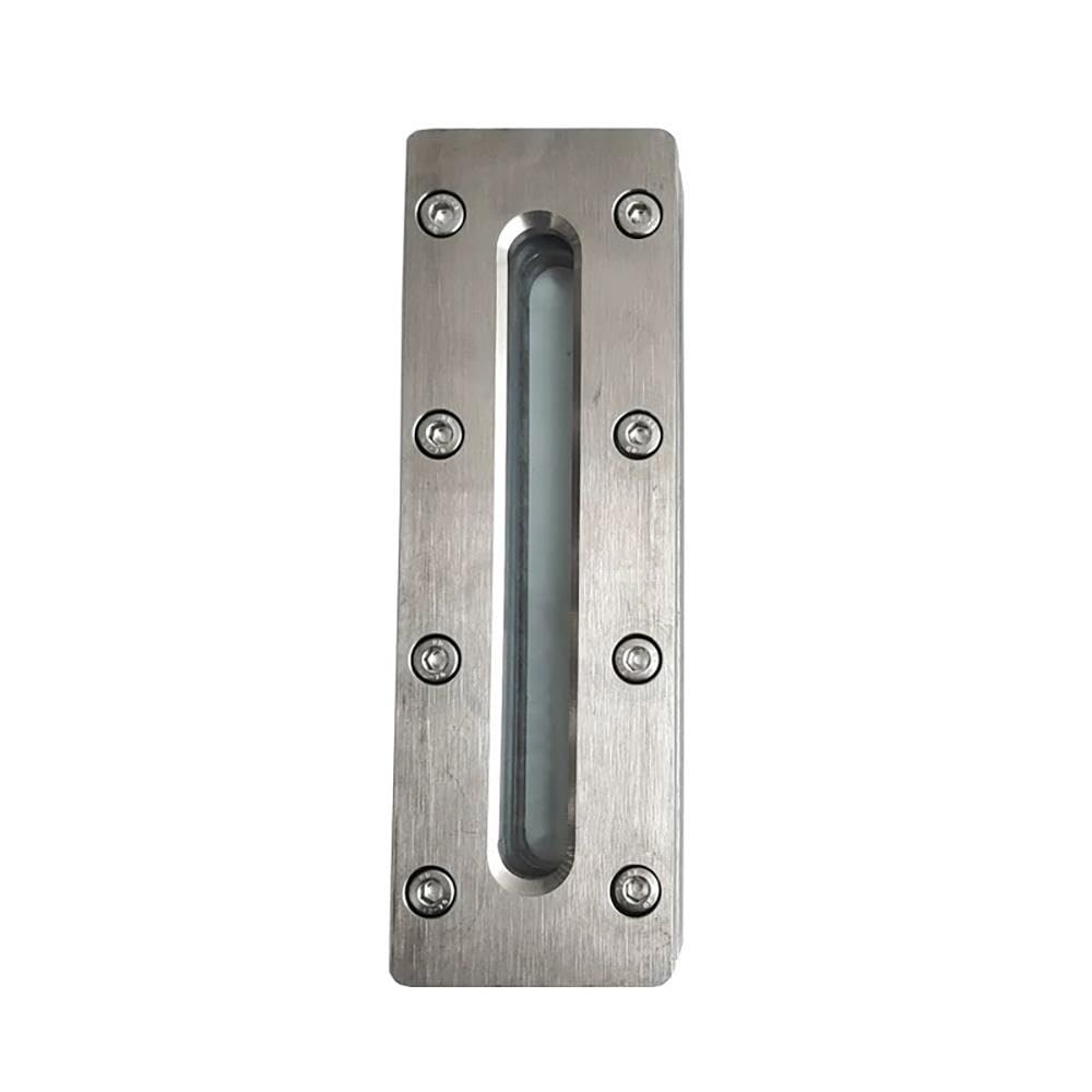 Ventana visor rectangular acero inox 304 tanque fermentación