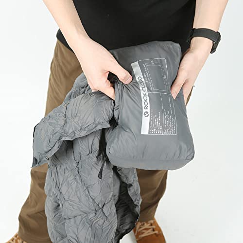 ROCK-CLOUD-Packable-Camping-Blanket-Ultralight-Outdoor-Blankets-Stadium-for-Hiking-Camp-Travel-Outside-Sports-Grey