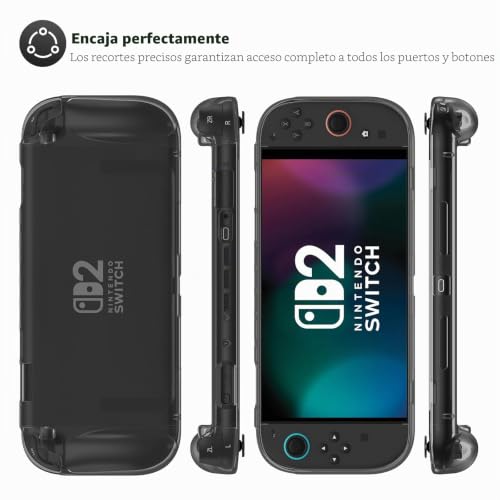 Miniatura 5 de ProCase Estuche compatible con Nintendo Switch 2 2025, Carcasa TPU Ultra Delgada Antichoque Anti-Arañazos -Switch 2