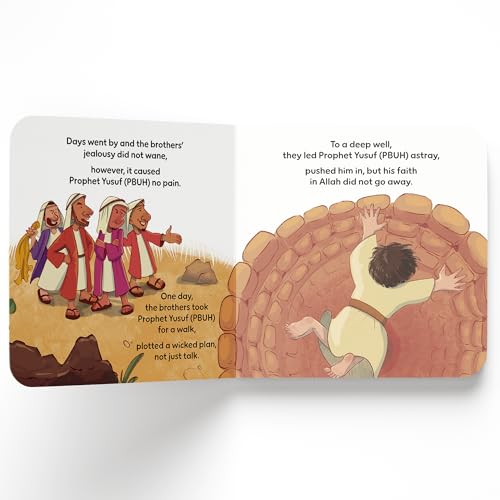 Image of First Quran Stories: Prophet Yusuf's (PBUH) Journey of Faith: An Illustrated Story Book for Kids About Prophet | Inspirational Islamic Story | Teaches Patience, Faith & Forgiveness | Ages 5+ [Select Learning]